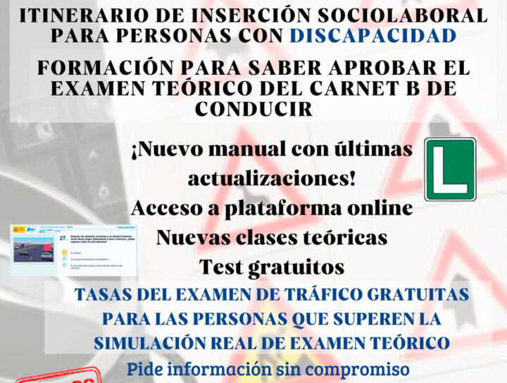 Carnet b de conducir para personas con discapacidad