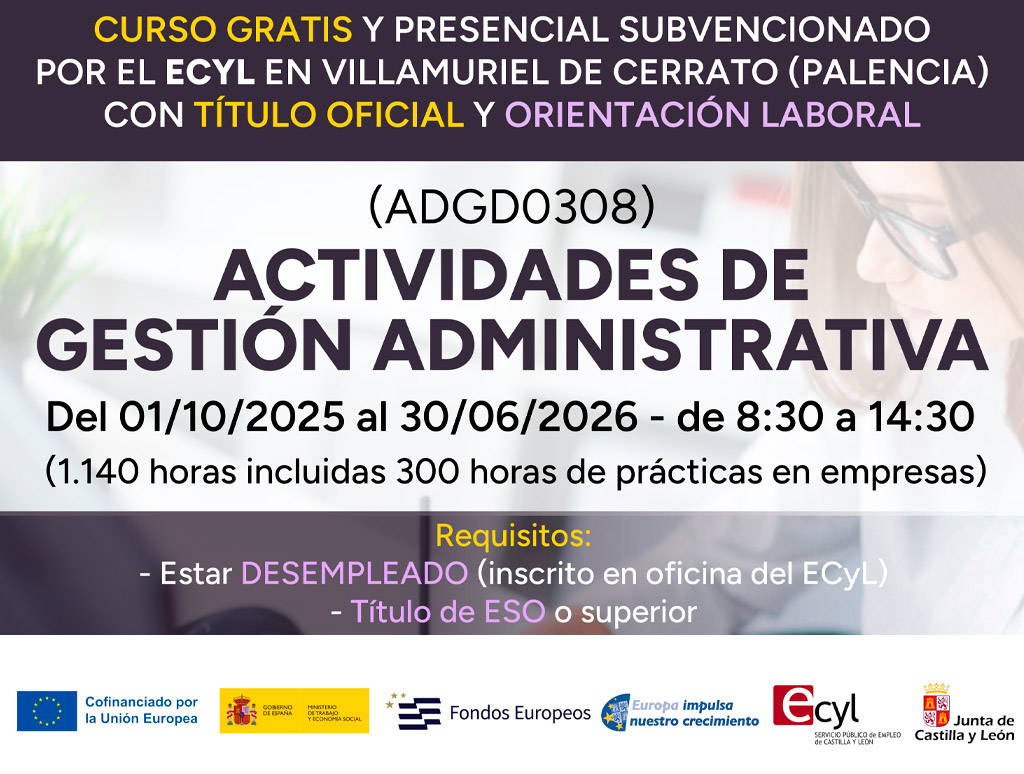 curso de Actividades de Gestión