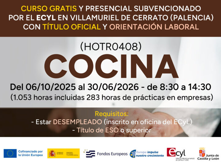 Curso gratis de COCINA