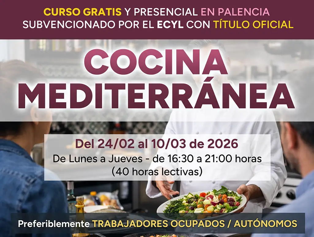 Curso gratis de Cocina Mediterránea