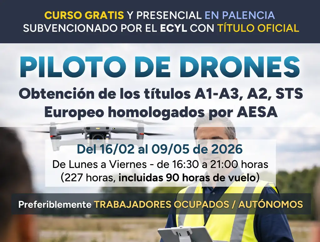 CURSO DE PILOTO DE DRONES