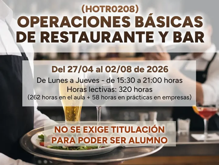 Operaciones básicas de restaurante y bar